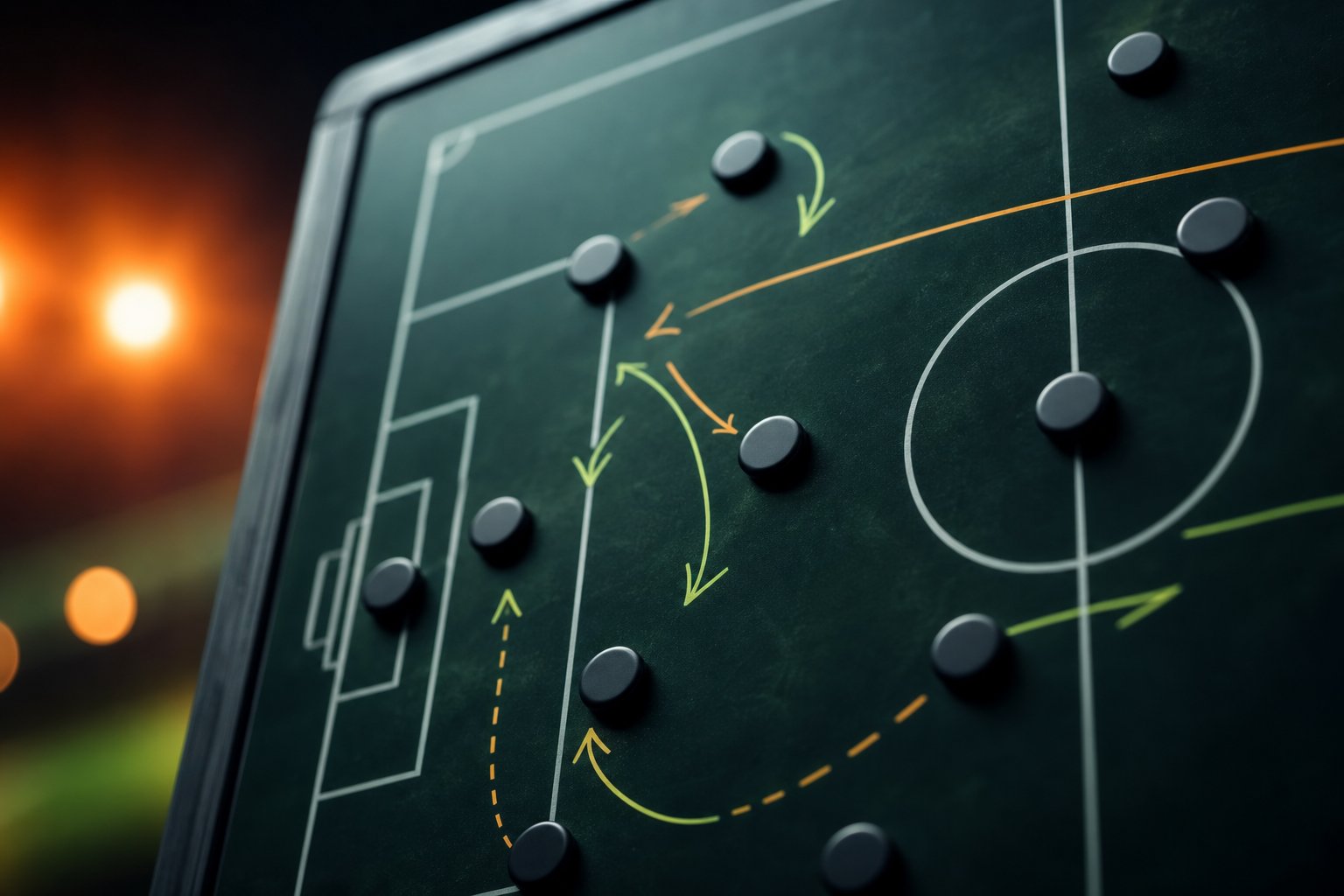 Taktiktafel mit Markern – Symbolbild für Sportwetten